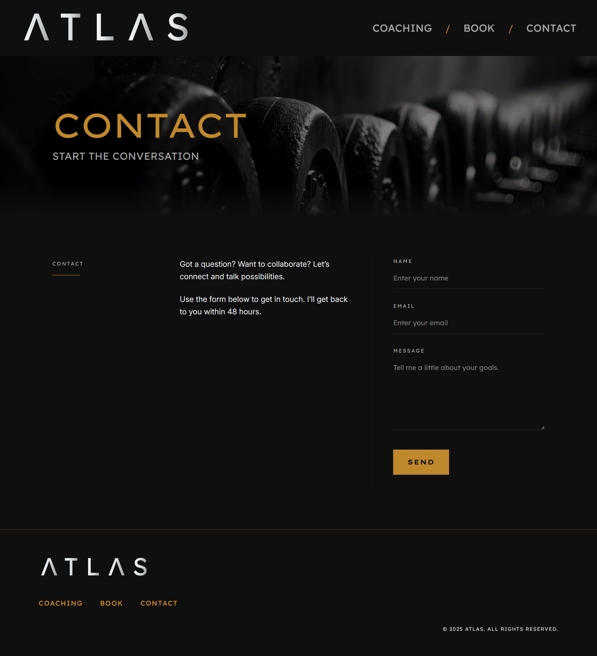Atlas Contact Page